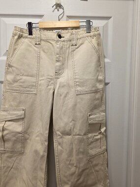 BDG High-rise Straight-leg Skate Jeans in Cream/ Off-white